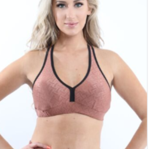 Roma Activewear Sports Bra - Copper [MADE IN ITALY]